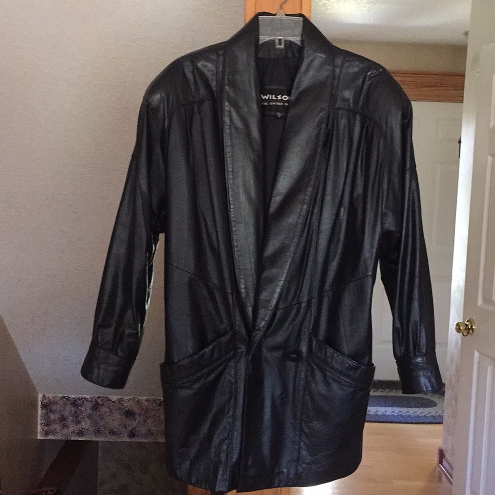 Women’s leather coat